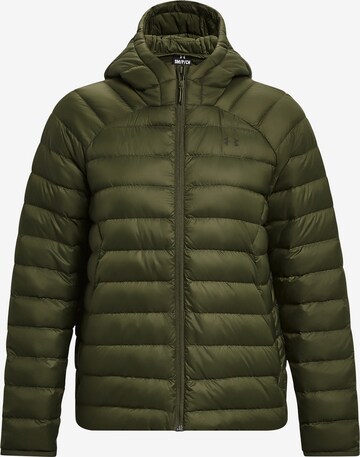 UNDER ARMOUR Performance Jacket 'Armour' in Green: front