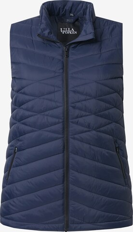 Ulla Popken Weste in Blau: Vorderseite