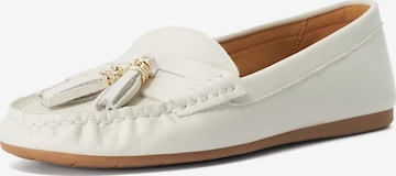 Dune LONDON Mocassins 'Geen' in Wit: voorkant