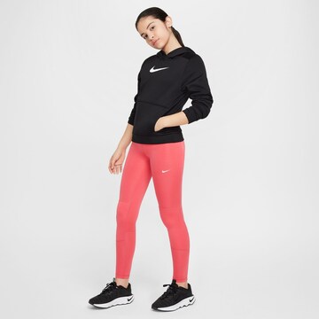 NIKE Skinny Workout Pants 'Pro' in Pink