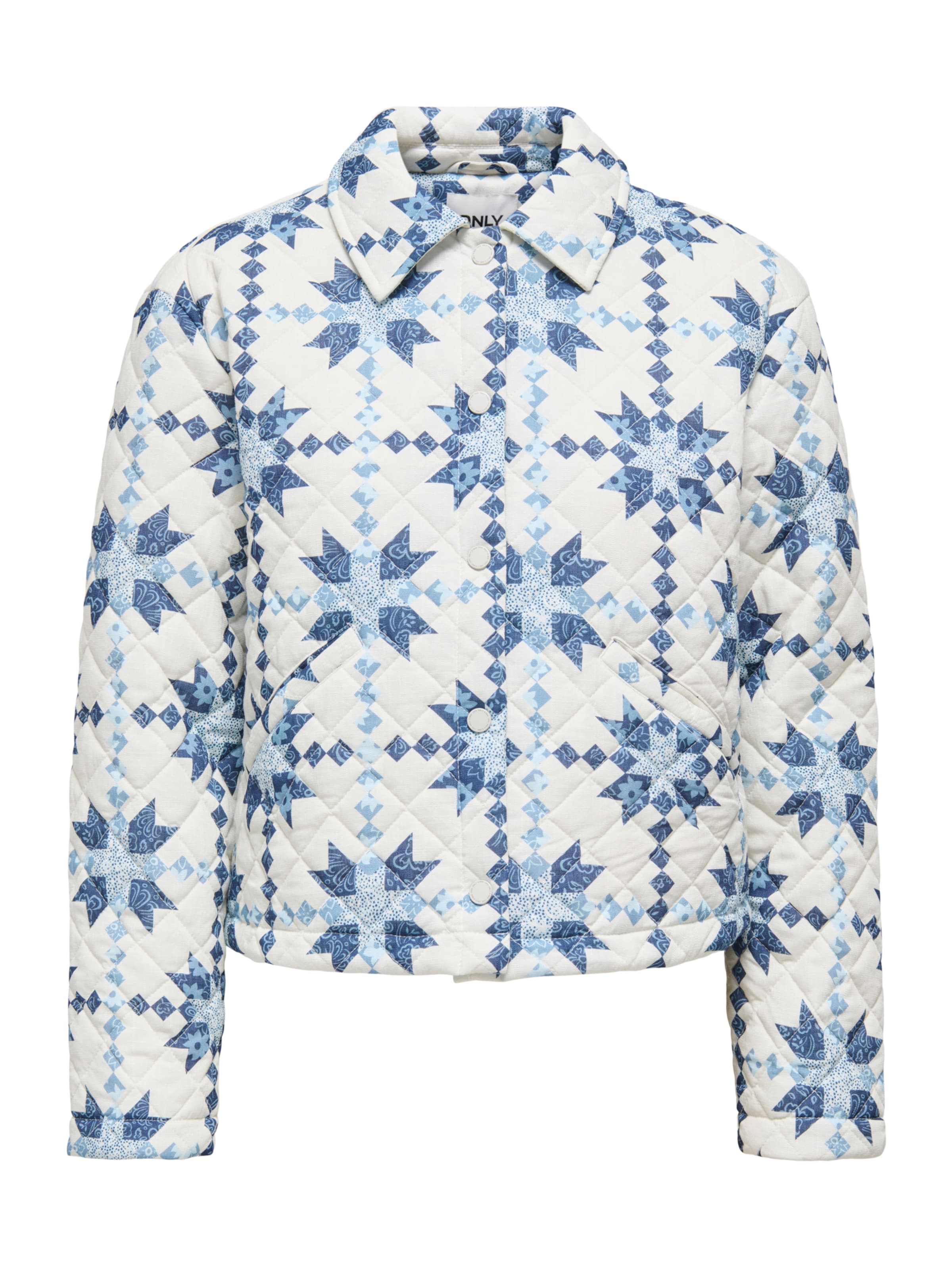 ONLY Přechodná bunda 'ONLBIANA' – bílá: přední strana