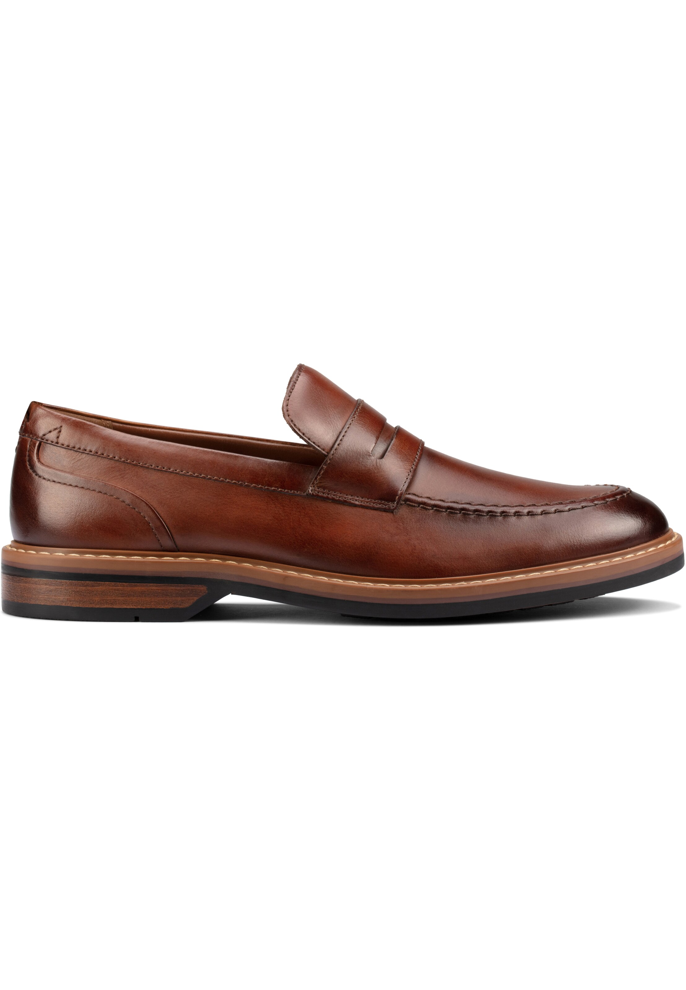 CLARKS Classic Flats 'Aldwin Step' in Brown