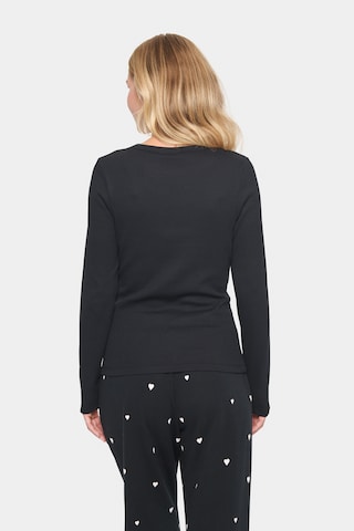 SAINT TROPEZ - Camiseta 'Ziste' en negro