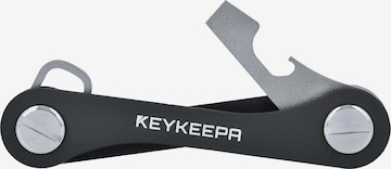 Porte-clés 'Classic' Keykeepa en noir : devant