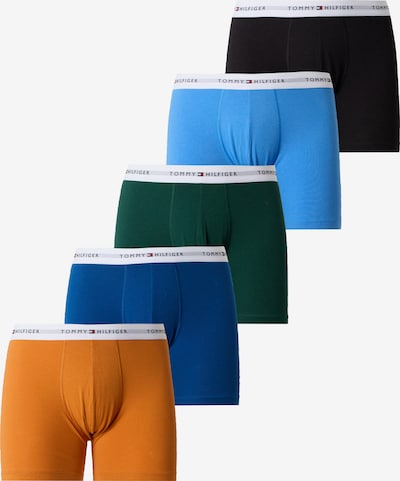 S dydžio Boxer trumpikės iš Tommy Hilfiger Underwear, spalva – kobalto mėlyna / azuro spalva / tamsiai žalia / oranžinė / juoda, Prekių apžvalga