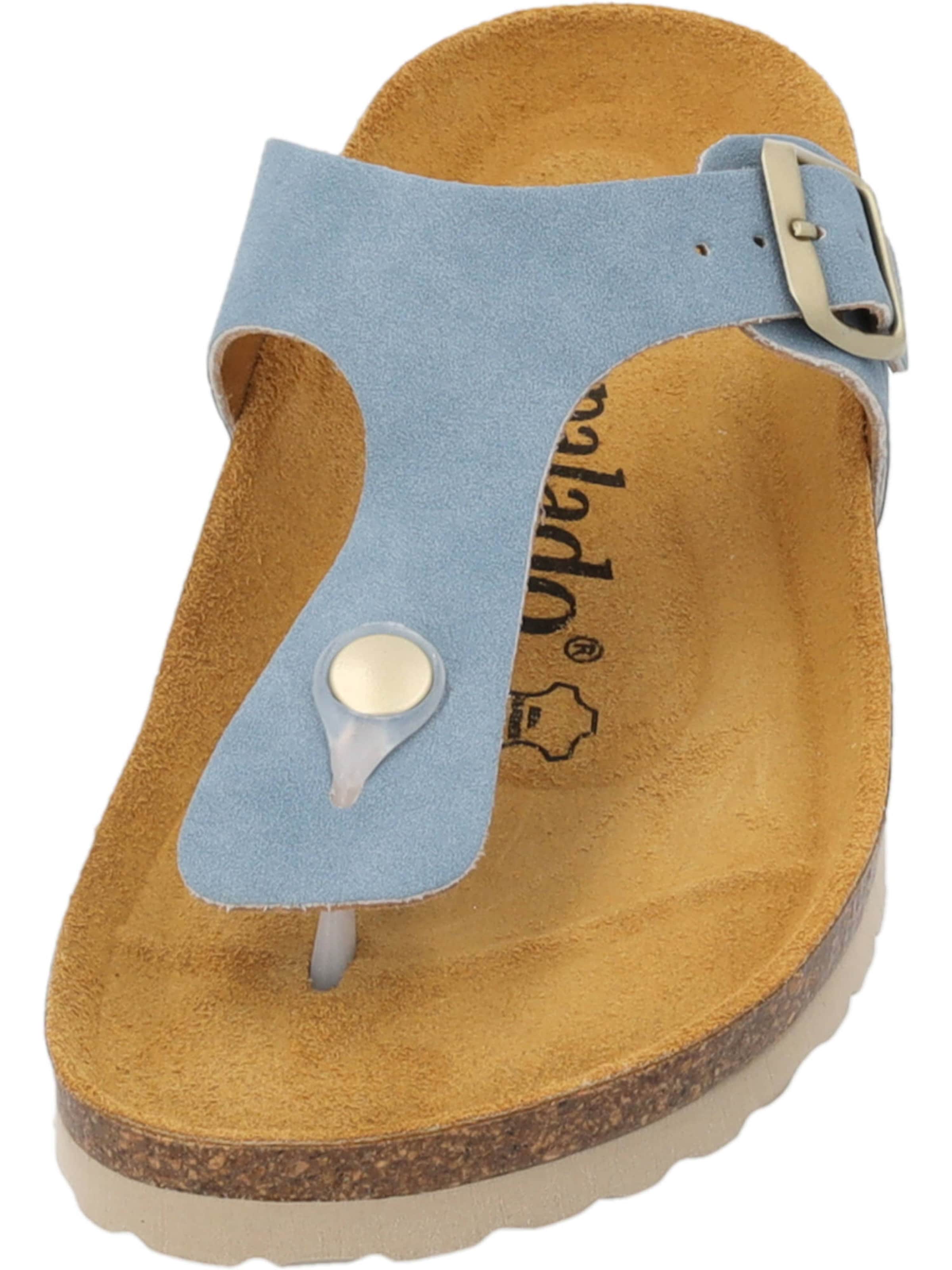 mėlyna Palado Šlepetės per pirštą