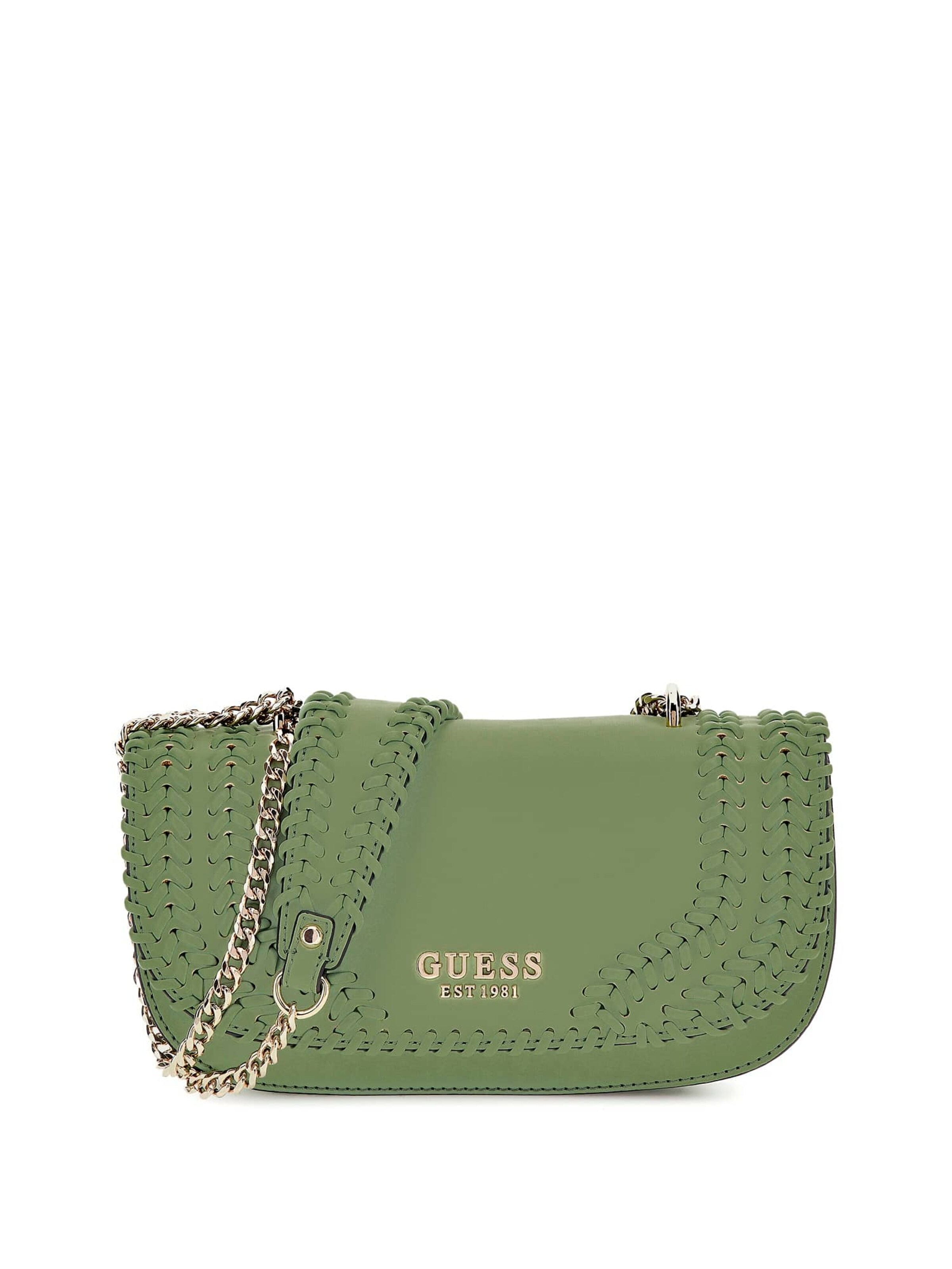 GUESS Crossbody Bag 'Tatum' in Green: front