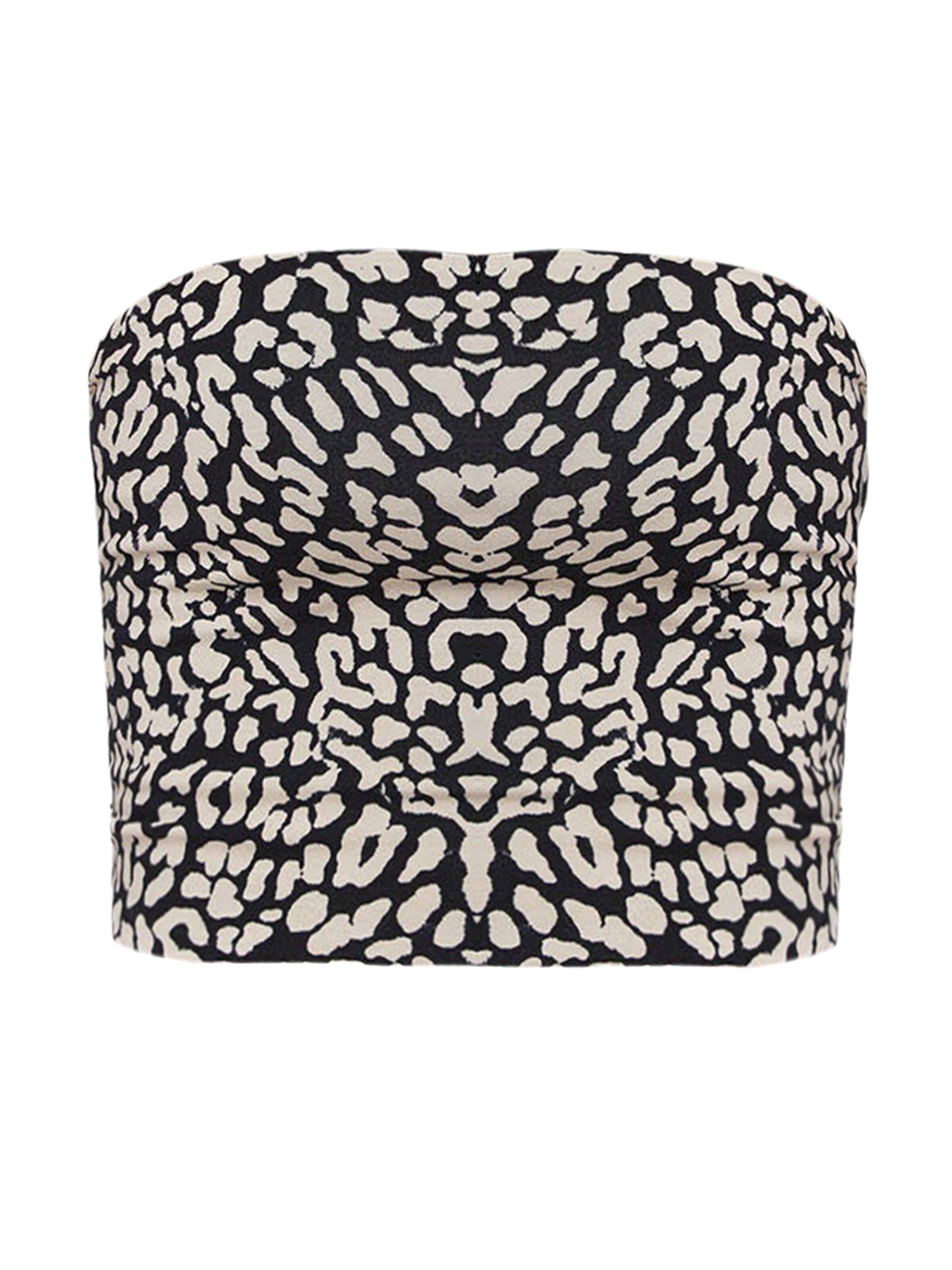 No Matter What Top in Schwarz: Vorderseite