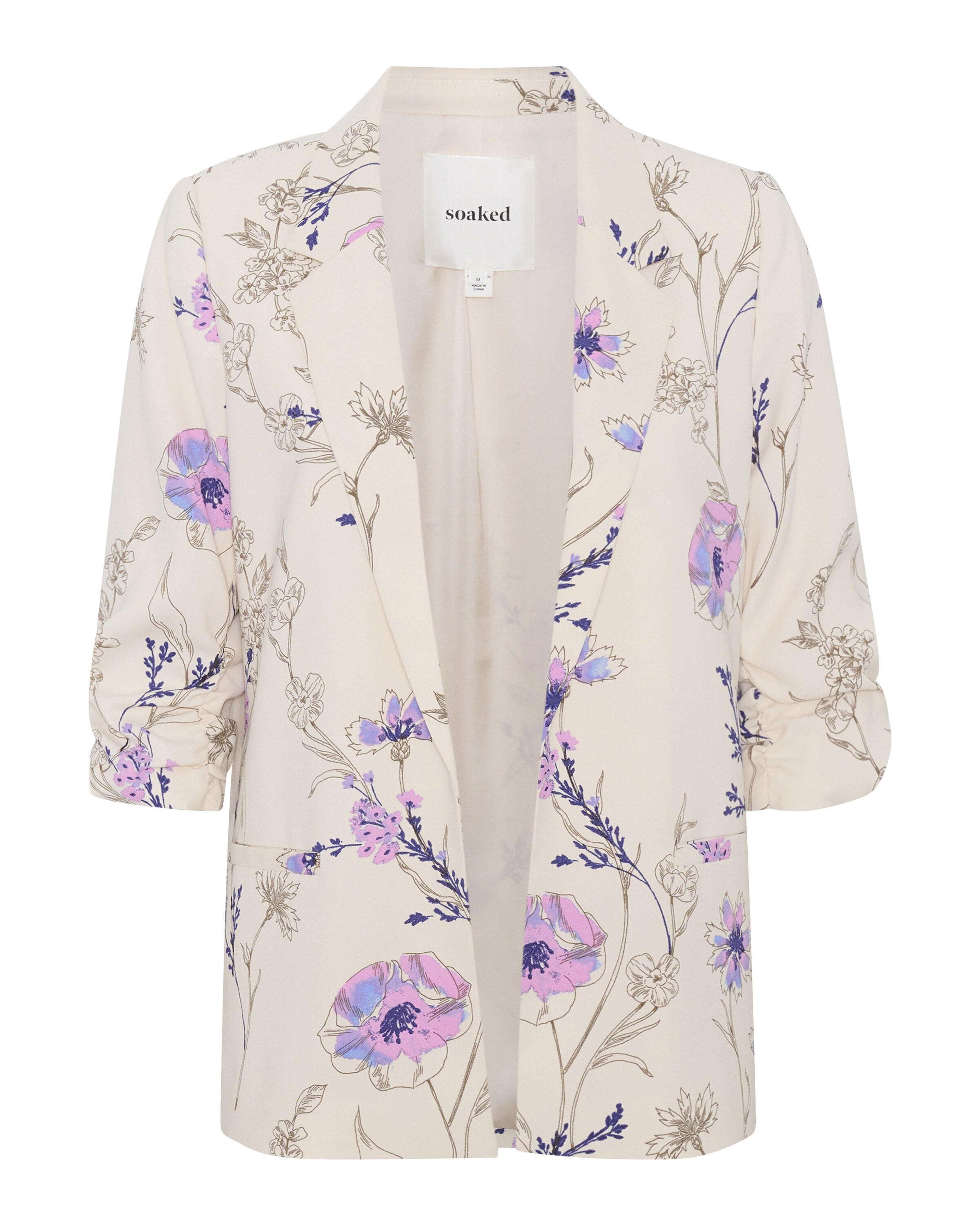 SOAKED IN LUXURY Blazer 'Shirley' in Mixed colours: front