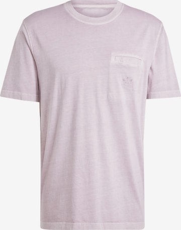 ADIDAS ORIGINALS Shirt 'Trefoil Essentials' in Purple: front