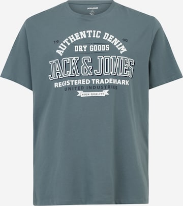 Jack & Jones Plus Shirt in Blauw: voorkant