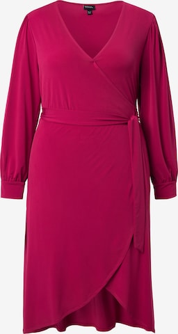 Robe fourreau Ulla Popken en rose : devant