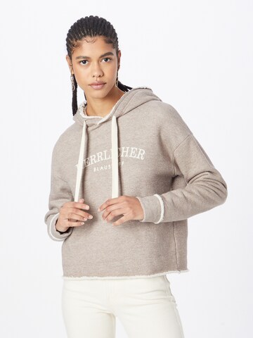 Herrlicher Sweatshirt 'Winona' in Braun: predná strana