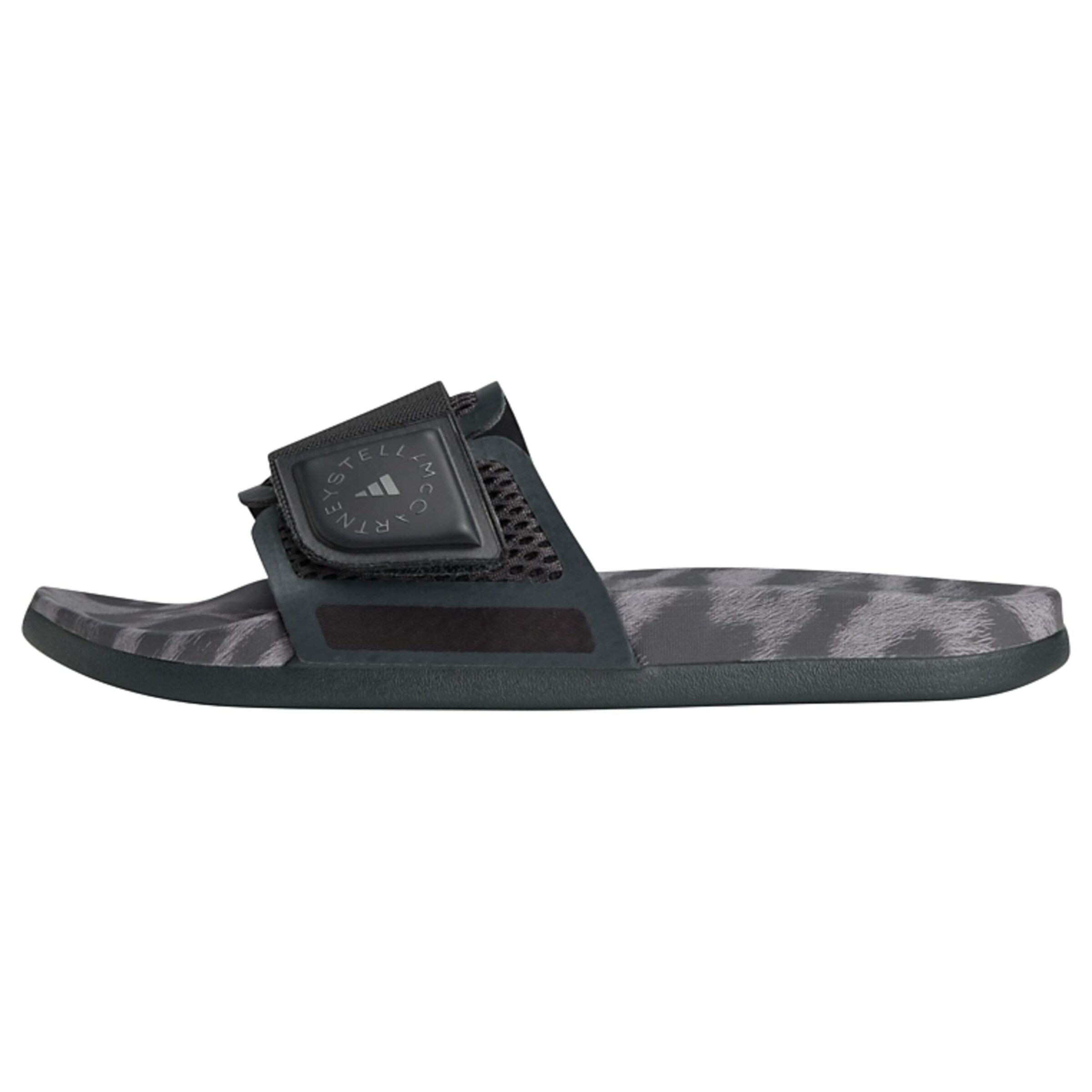 Flip-flops de la ADIDAS BY STELLA MCCARTNEY pe negru: față