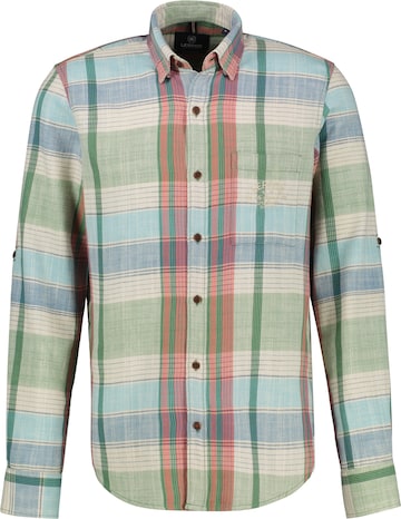 LERROS Button Up Shirt ' ' in Green: front