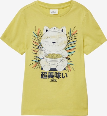 s.Oliver Shirt in Gelb: Vorderseite