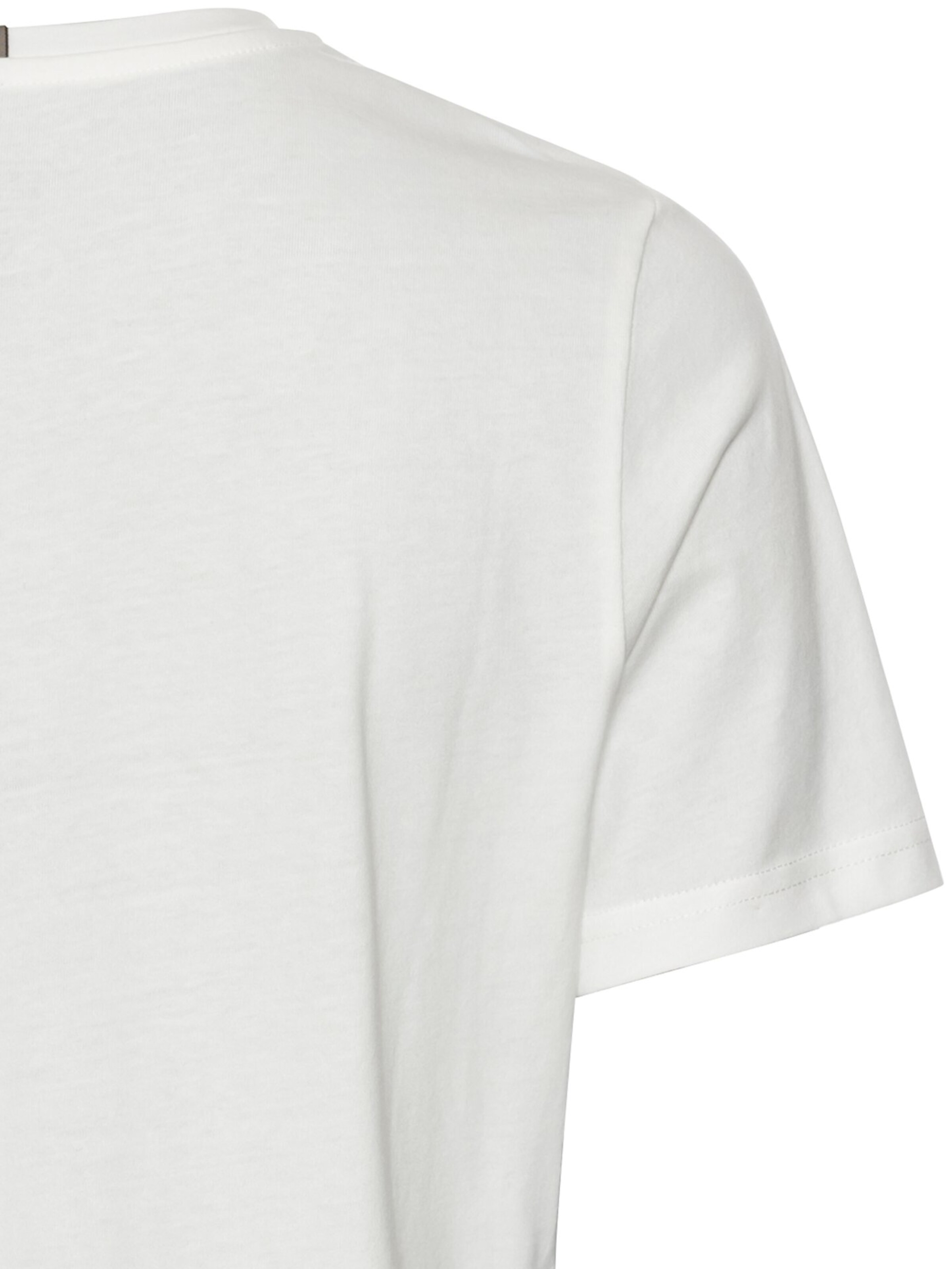 CAMEL ACTIVE T-Shirt mit Print aus nachhaltiger Baumwolle in Weiß