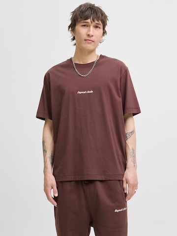 JACK & JONES Футболка 'JORNORREBRO' в Коричневый: спереди