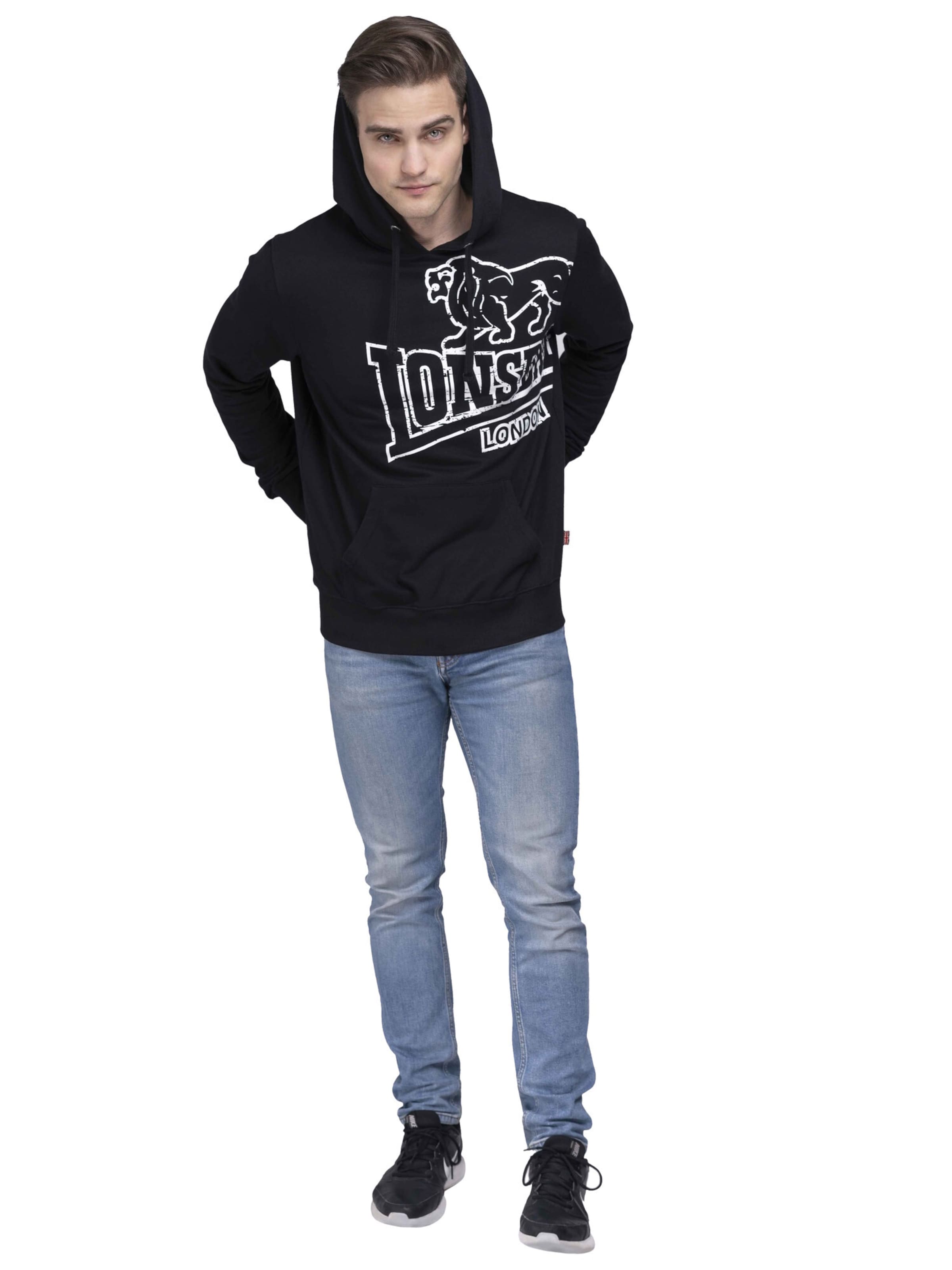 LONSDALE Collegepaita 'Tadley' värissä musta