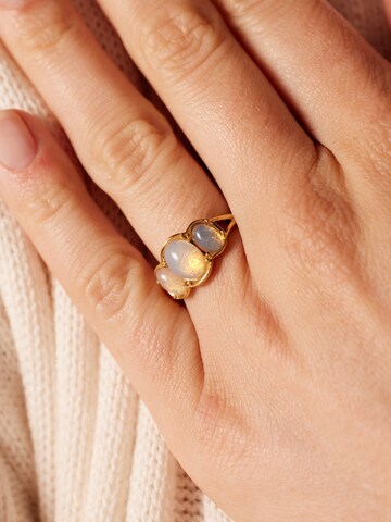 Lucardi Ring in Gold: front