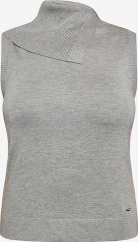 Pull-over DreiMaster Klassik en gris : devant