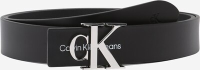 Calvin Klein Jeans Bälte i svart / silver, Produktvy