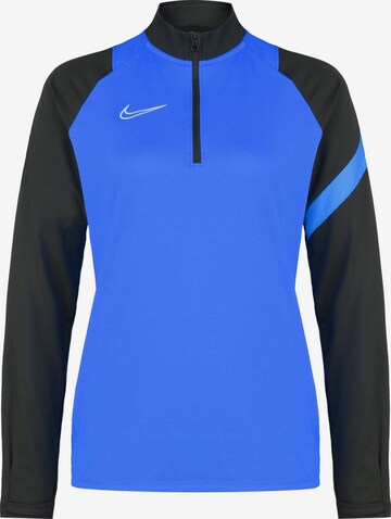 NIKE Athletic Sweatshirt in Blue: front