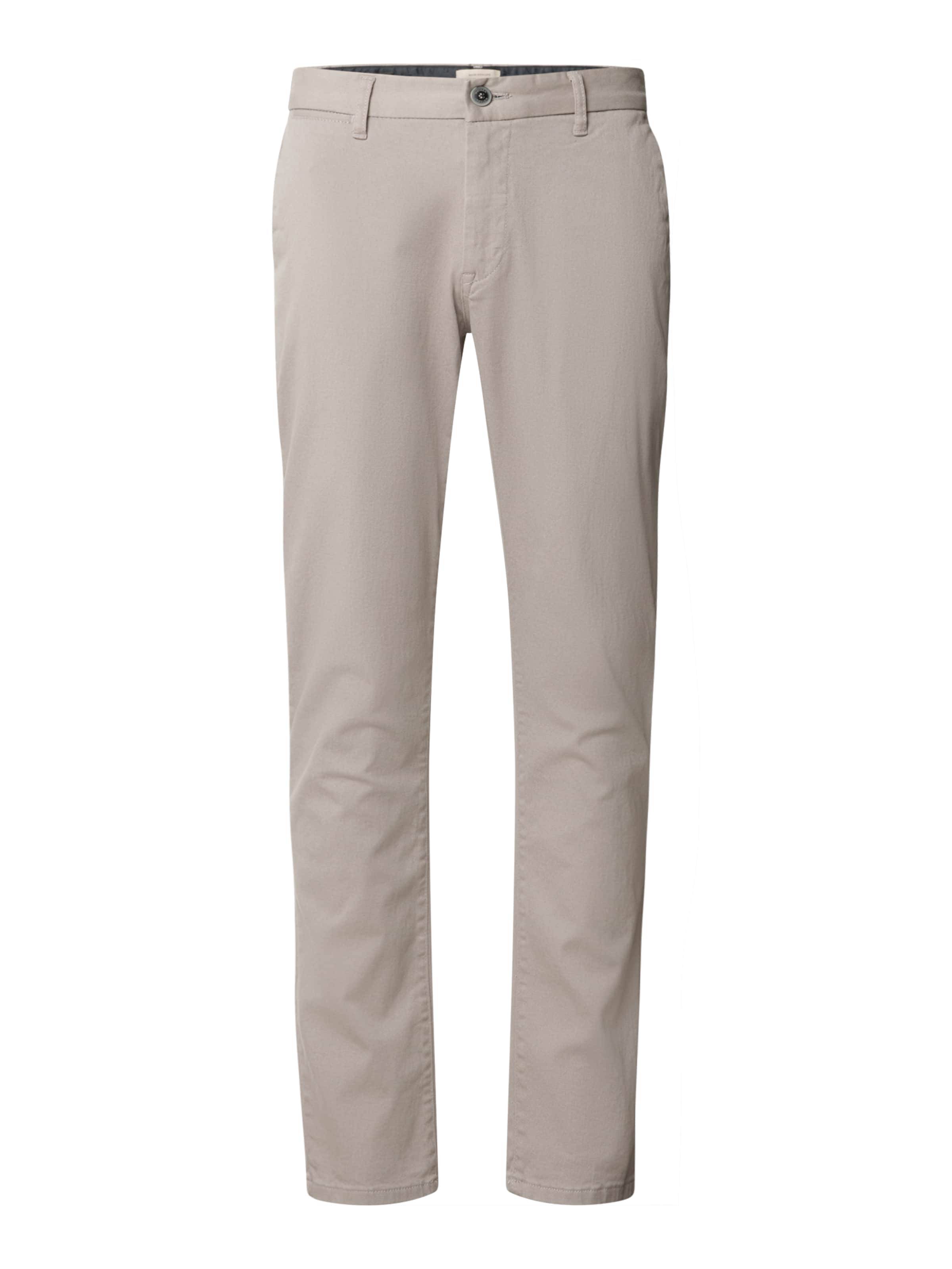 WOTEGA Slim fit Chino Pants 'Adriano' in Grey: front