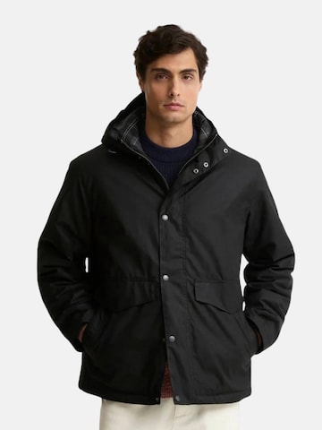 Barbour International - Chaqueta de invierno 'BARBOUR INTERNATIONAL EVERRETT WAX  JACKET GIUBBINO' en negro