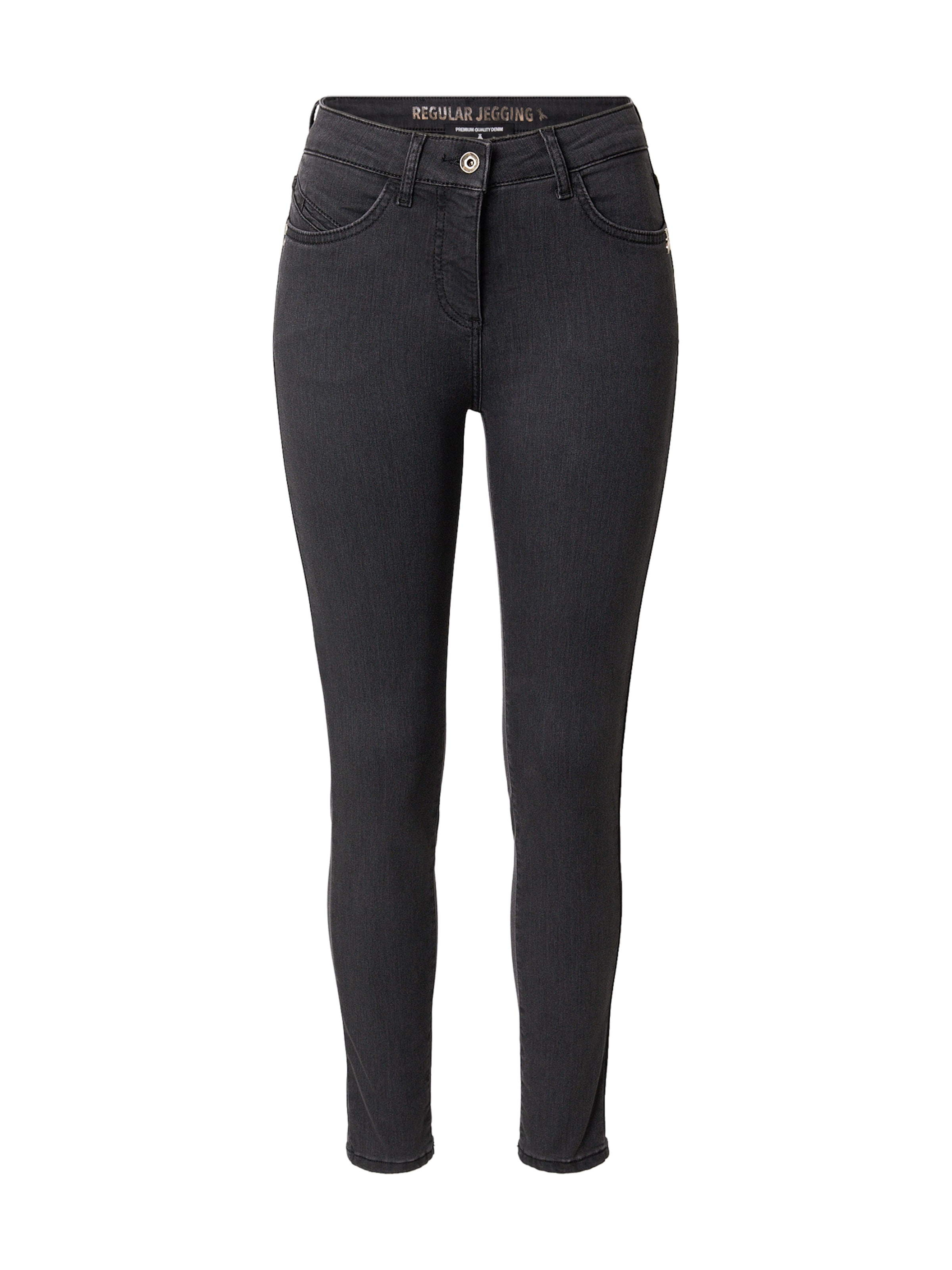 PATRIZIA PEPE Skinny Jeans in Black: front