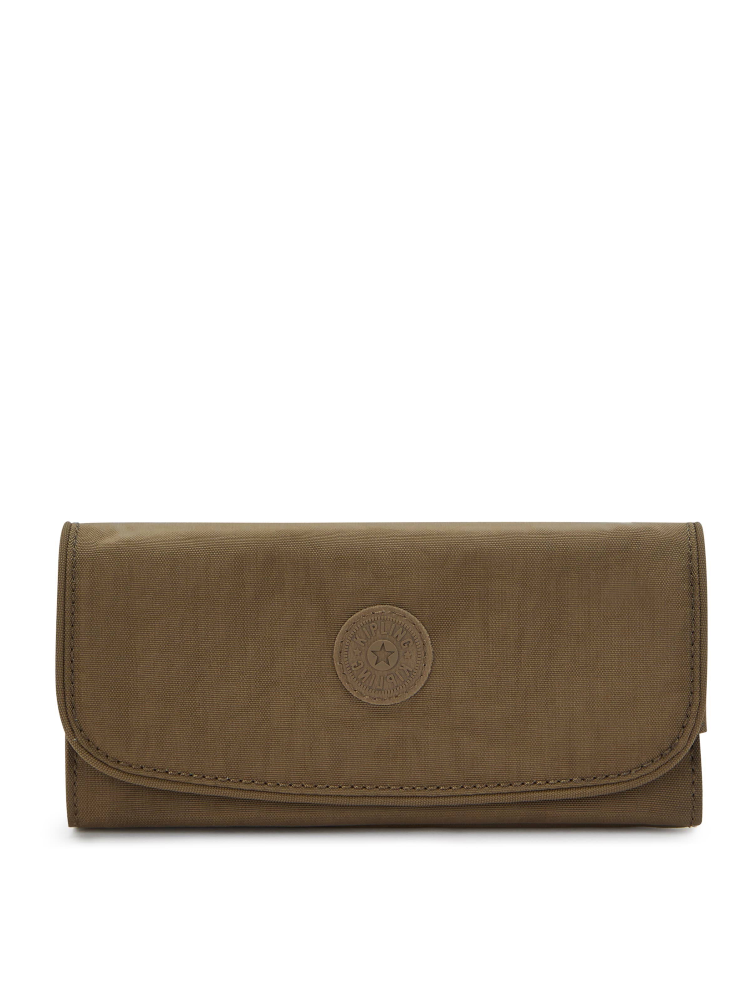 zaļš KIPLING Naudas maks 'Money Land': no priekšpuses