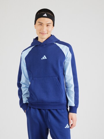 Felpa sportiva 'ESS' di ADIDAS SPORTSWEAR in blu: frontale
