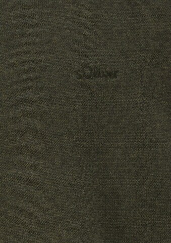 s.Oliver Men Big Sizes Pullover in Grün: Vorderseite