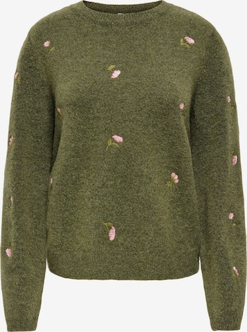 Pullover 'SHINE' di ONLY in verde: frontale