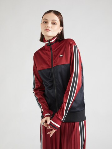 ELLESSE - Sudadera con cremallera 'Rowe' en rojo: frente