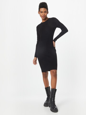 Eight2Nine Knitted dress in Black: front