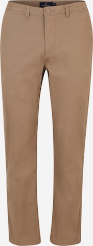 Kronstadt Slimfit Chino kalhoty 'Daniel' – béžová: přední strana