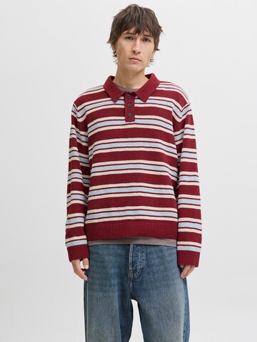 Pull-over 'JORCambridge' JACK & JONES en rouge : devant