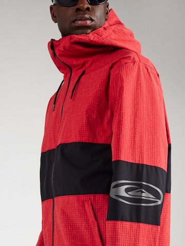 QUIKSILVER Funktionsjacka 'HIGH IN TH HOOD' i röd