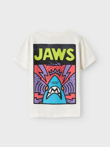 T-Shirt 'JAWS' NAME IT en blanc