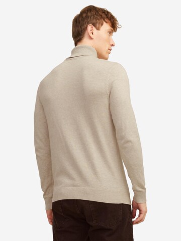 JACK & JONES Sweater 'Emil Knit' in Beige