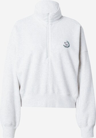 Sweat-shirt Abercrombie & Fitch en gris : devant