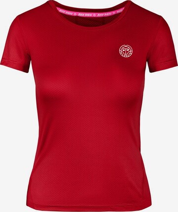 BIDI BADU Performance Shirt 'Calla' in Red: front