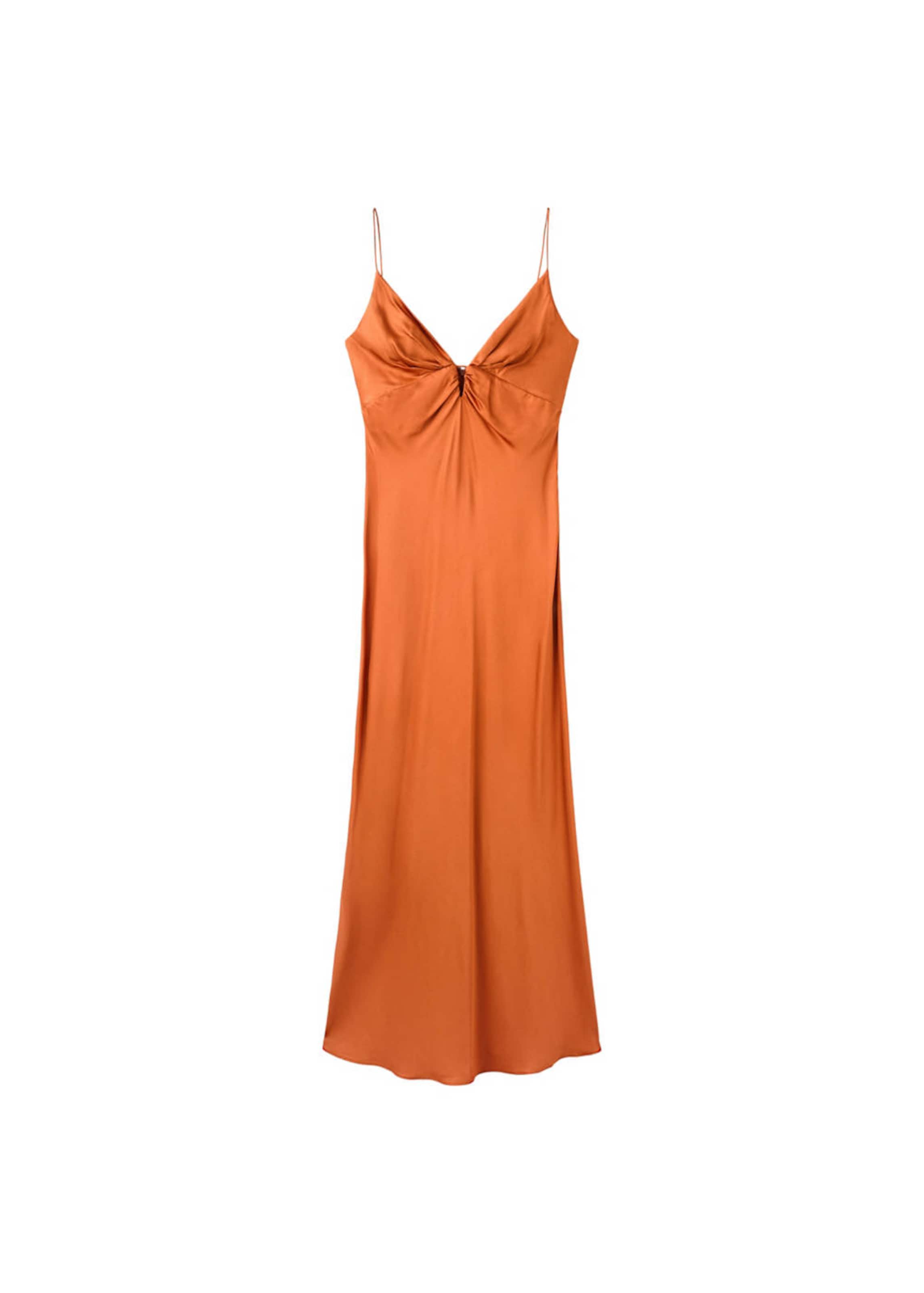 MANGO Evening Dress 'Victoria' in Orange: front