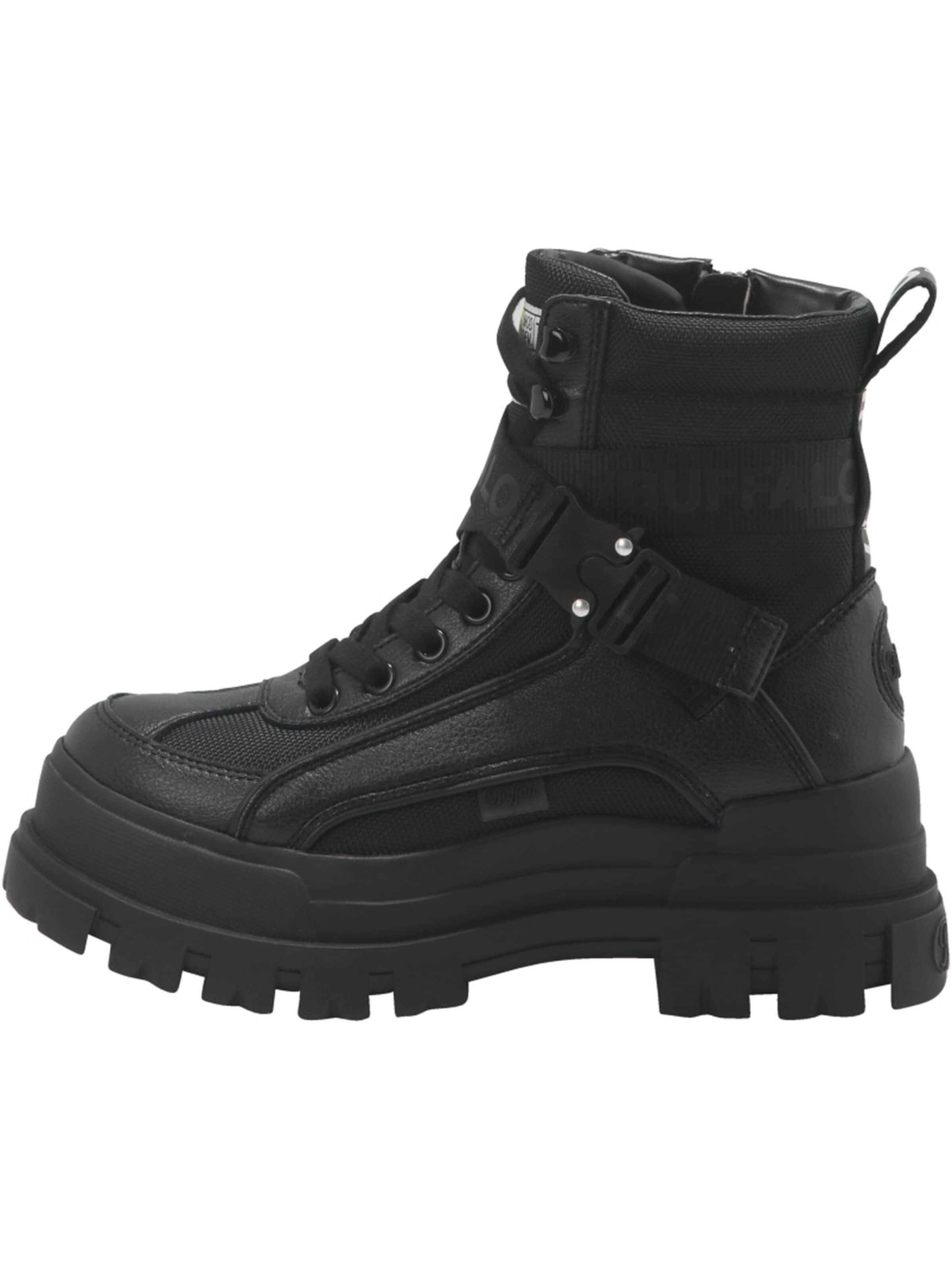 BUFFALO Boots 'Aspha Com1' in Black