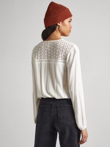 Pepe Jeans Bluse 'ISABEL' in Weiß