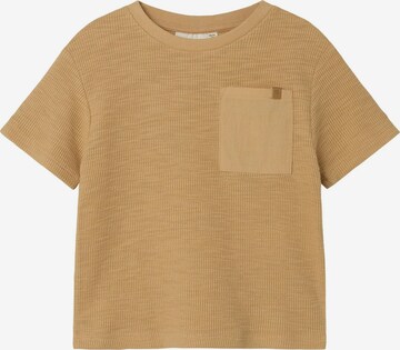 T-Shirt NAME IT en marron : devant