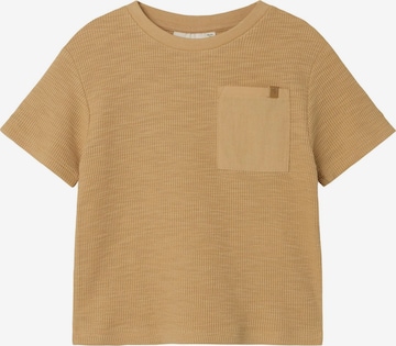 T-Shirt NAME IT en marron : devant