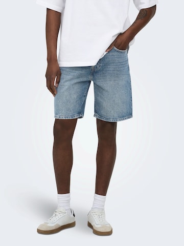 Only & Sons Szabványos Farmer 'ONSEDGE' - kék: elől