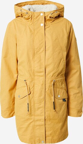 Parka invernale di QS in giallo: frontale